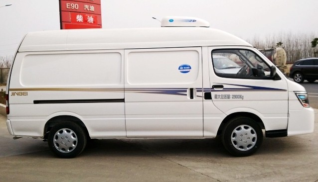 国五华晨金杯面包冷藏车