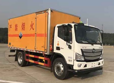 国六福田欧马可腐蚀性物品厢式运输车图片 国六福田欧马可腐蚀性物品厢式运输车图片