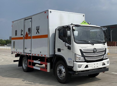 国六福田欧马可厢长5.1米1类爆破器材运输车_湖北楚胜汽车