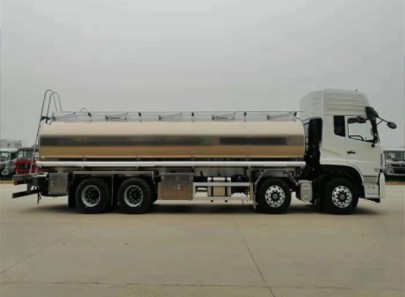 力神牌东风天龙前四后八铝合金油罐车 力神牌东风天龙前四后八铝合金油罐车