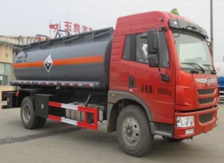 解放龙V单桥DLQ5160GFWC5型腐蚀性物品罐式运输车 解放龙V单桥DLQ5160GFWC5型腐蚀性物品罐式运输车