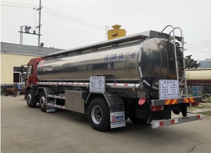 一汽青岛解放龙V小三轴铝合金供液车 一汽青岛解放龙V小三轴铝合金供液车