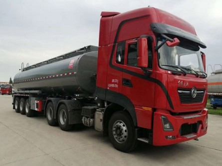 随州力神醒狮牌SLS9400GPG型普通液体运输半挂车 随州力神醒狮牌SLS9400GPG型普通液体运输半挂车
