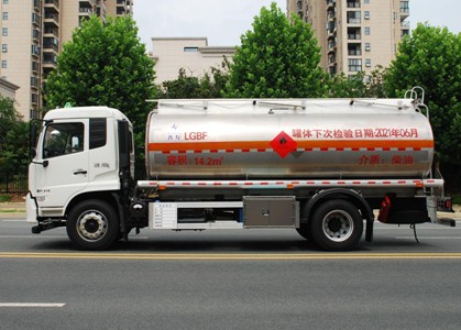 国六东风天锦14.2方铝合金运油车 国六东风天锦14.2方铝合金运油车