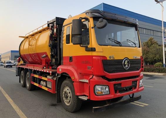 国六排放陕汽后八轮清洗吸污车 国六排放陕汽后八轮清洗吸污车