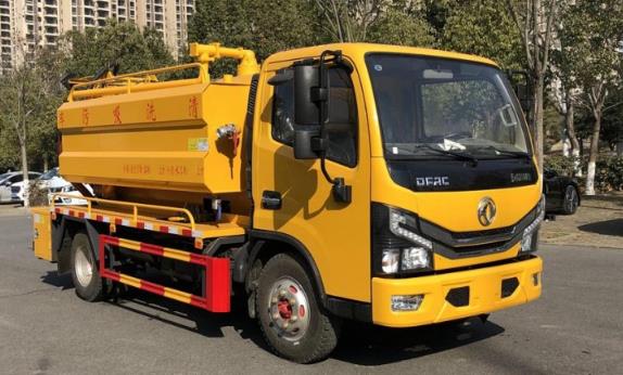 国六东风多利卡6方清洗吸污车 国六东风多利卡6方清洗吸污车