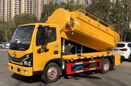 国六东风多利卡6方清洗吸污车 国六东风多利卡6方清洗吸污车
