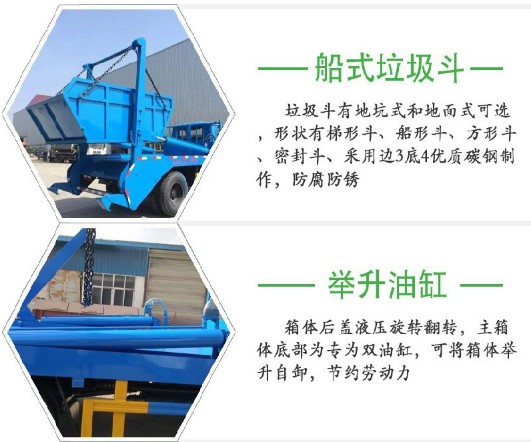 东风天锦摆臂式垃圾车 东风天锦摆臂式垃圾车