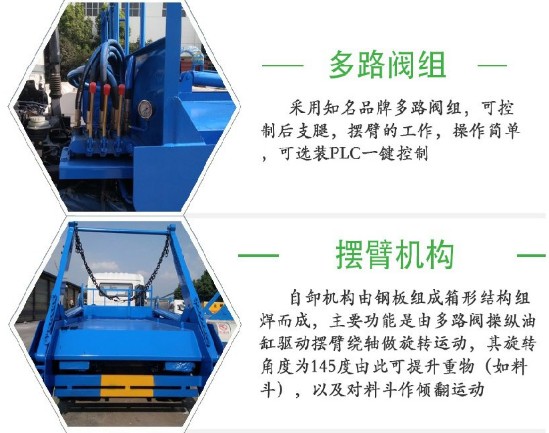 东风天锦摆臂式垃圾车 东风天锦摆凼嚼�